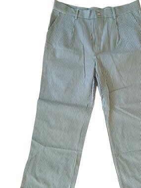 GIOVANCO Blue Bayou High Waisted Wide Leg Pants 100% Cotton Women's XL